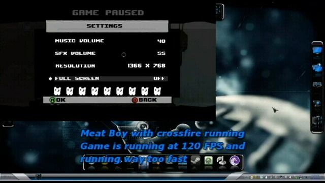 Super MeatBoy runs too fast with crossfire x graphics cards смотреть онлайн