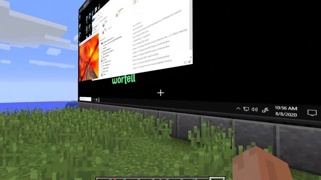 Windows Virtual Desktop inside Minecraft! смотреть онлайн