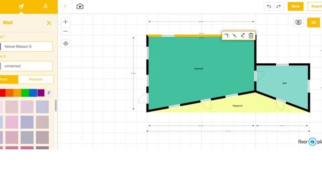09 Instructional 3D Room Planner Tool: Adding paint to walls смотреть онлайн