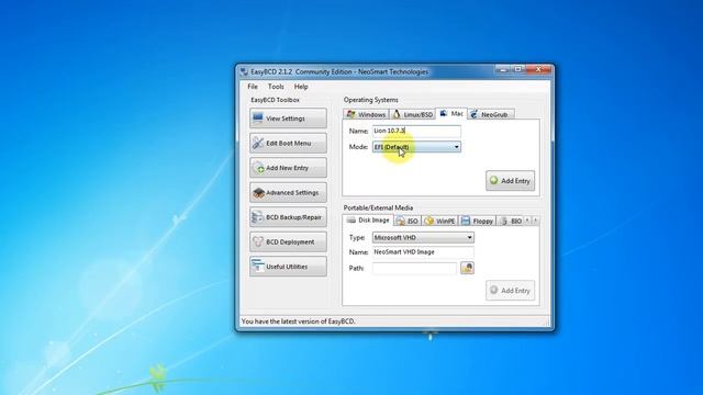 Set up dual boot Windows 7 and Lion 10.7.4 with EasyBCD 2.1.2 смотреть онлайн