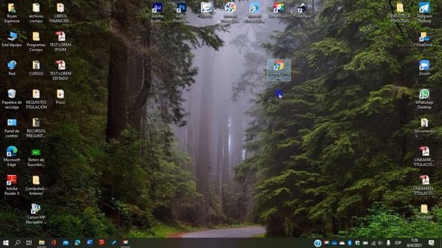 Como PONER GOOGLE en el ESCRITORIO de WINDOWS 10 смотреть онлайн