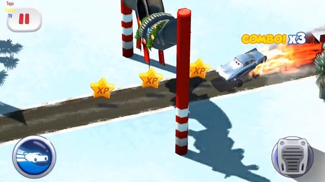 Disney Pixar Cars Fast as Lightning - Finn Stage 2/4 vs Sheriff, Boost смотреть онлайн