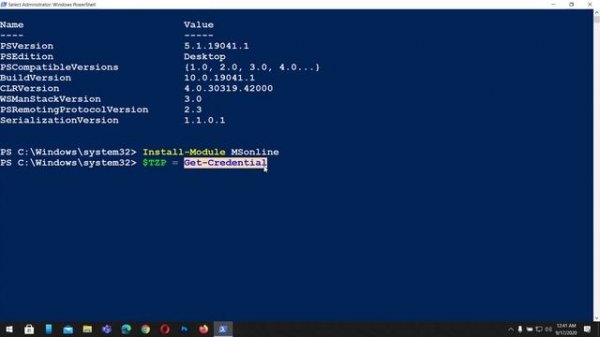1.Connect to Microsoft 365 with Powershell