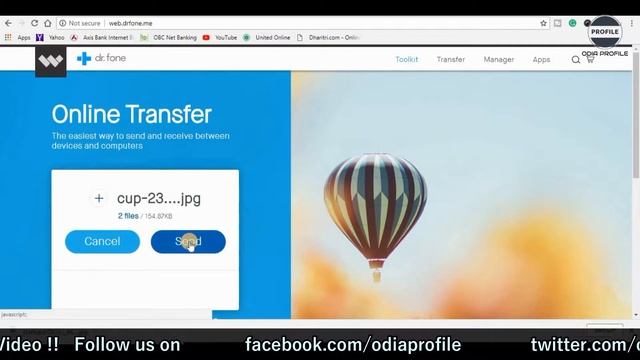 Transfer All Types of Files Between Computer & Mobile Wirelessly |Odia Profile смотреть онлайн