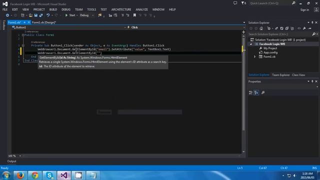Facebook Login Webbrowser - Visual Basic смотреть онлайн