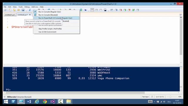 ISESteroids - Testing Code Against Different PowerShell Versions смотреть онлайн