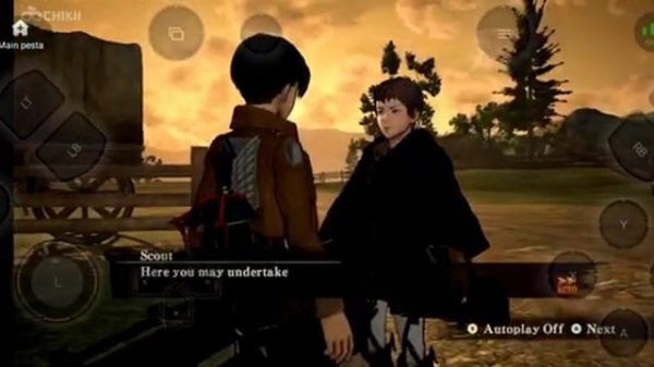 Attack On Titan : Wings Of Freedoms On Chikii Online Cloud Game Android