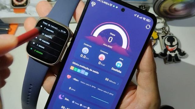 Smartwatch 2023 T800 Ultra Primeiro contato com app HIWATCH pro смотреть онлайн