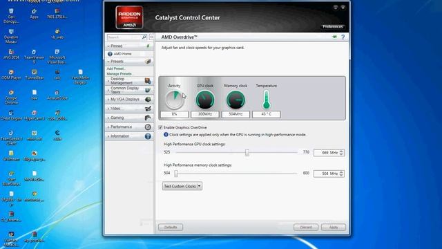 Amd Ekran Kartlarına Overclock(HIZ AŞIRMA) Nasıl Yapılır. [hd 3850] смотреть онлайн