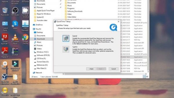 How to install Apple QuickTime Player on windows