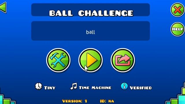 Ball Challenge by Me (1.4 GDPS) смотреть онлайн