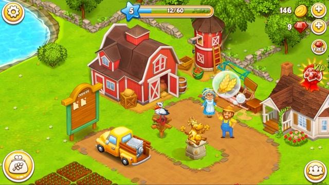 Farm Town Family Farming Day Android Gameplay - BamBi Tv смотреть онлайн