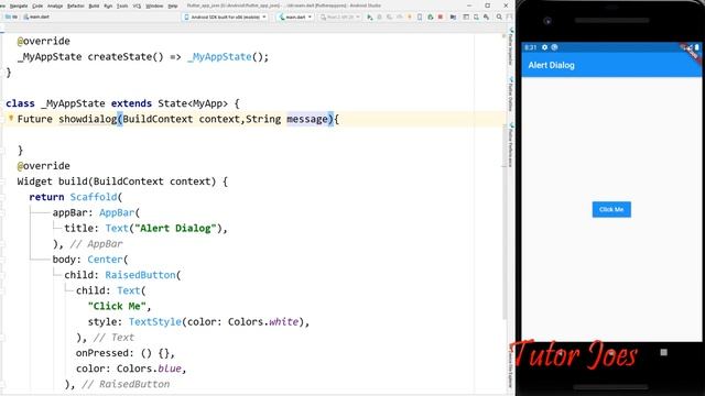 AlertDialog Widget in Flutter தமிழ் | Complete Widget in Flutter in Tamil смотреть онлайн