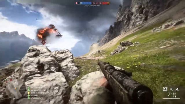 Battlefield 1 - mondragon storm - when the medic beats the scouts смотреть онлайн