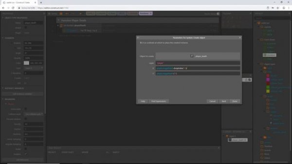 Construct 3 Tutorial #12 - CASTLE RUN - Player Death part 3