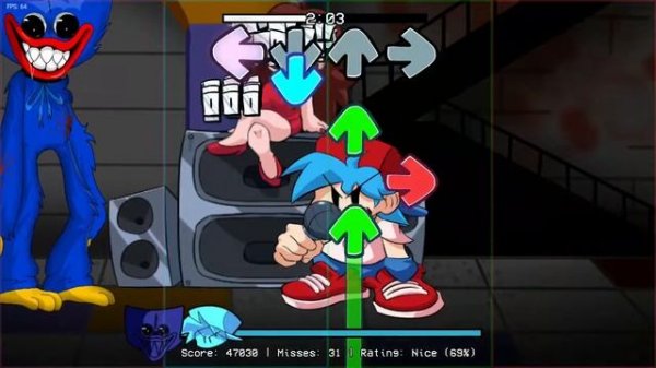 fnf mod huggy wuggy HD remix android