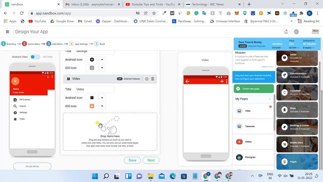 Create Android/IOS App Using Drag And Drop For Free | No Coding Required | Beginners Tutorial смотреть онлайн