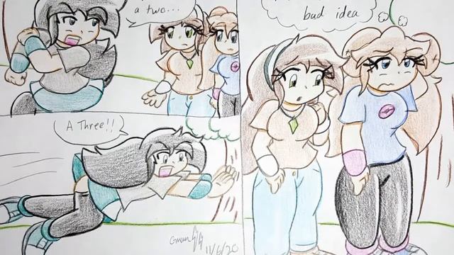 Blitz and Dylan Get Stuck in Hole Comic смотреть онлайн