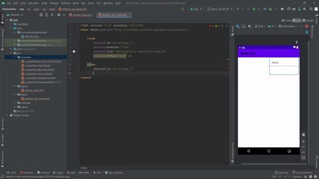 Bottom Navigation | Navigation | Material Design | Android UI Tutorial смотреть онлайн