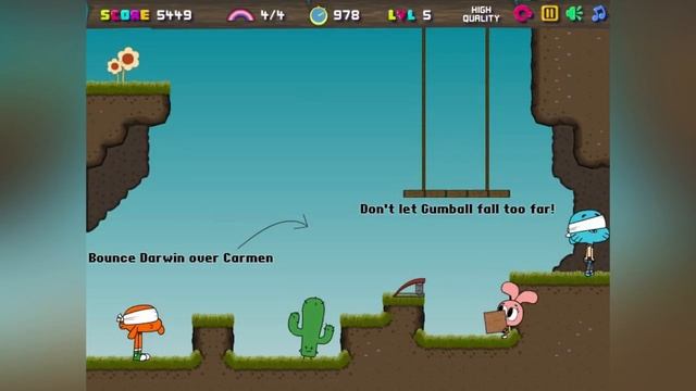 GUMBALL - BLİND FOOLED - GUMBALL GAMES - Cartoon Network Games смотреть онлайн