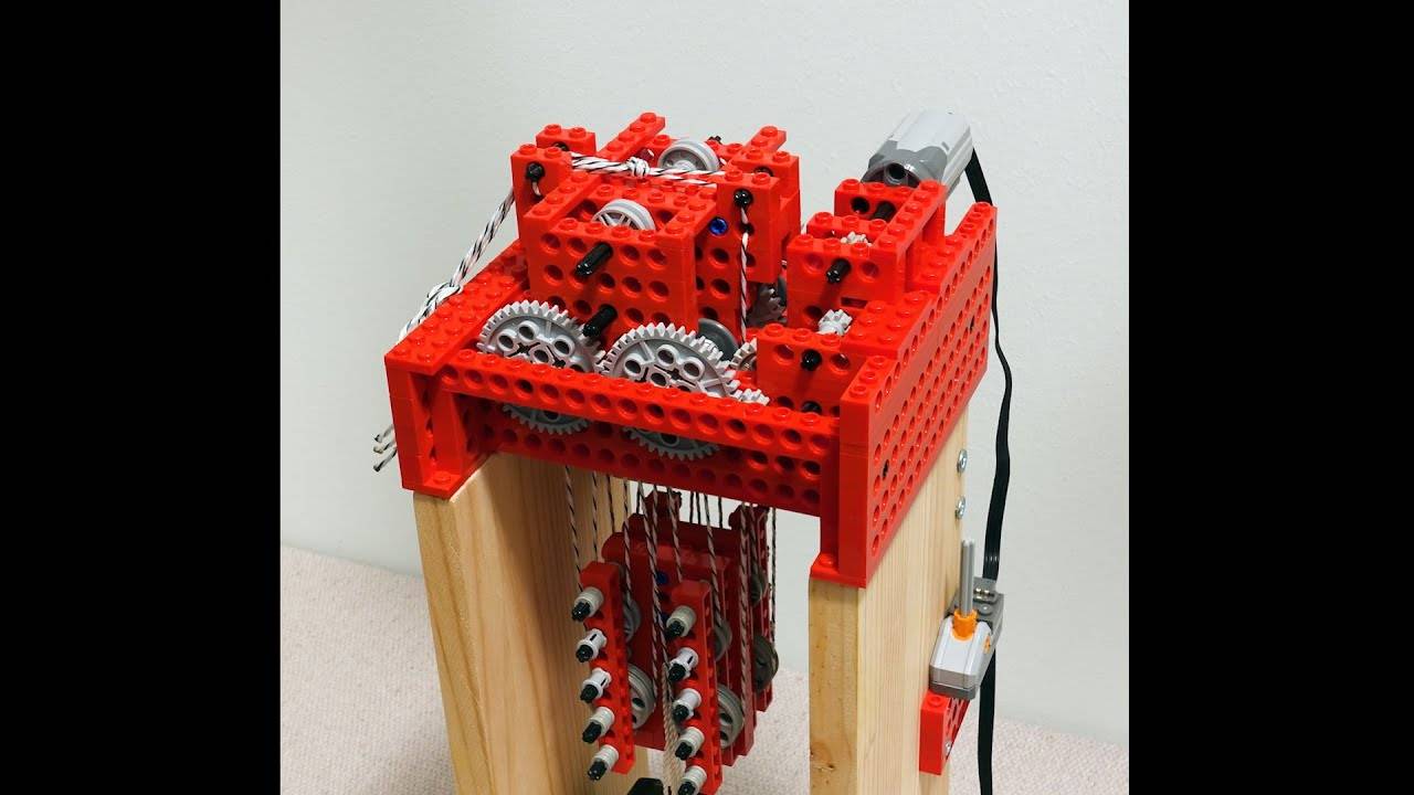Создание мощной LEGO-лебедки смотреть онлайн