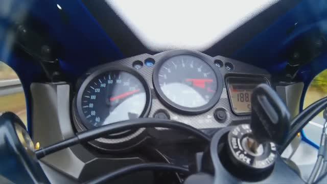 Kawasaki Ninja ZX12R ZX12 R TOP SPEED 300 km/h 300 км/ч смотреть онлайн