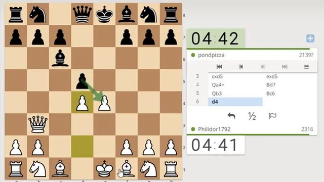Разобрал Французскую в 8 ходов! Гамбит Ортошнапп (French Defense, Orrtoschnapp Gambit) смотреть онлайн