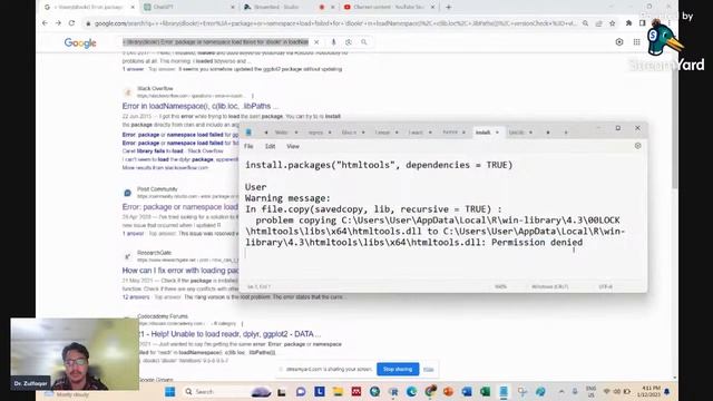What to do if Permission Denied When Installing Package in R смотреть онлайн