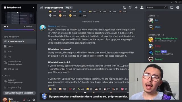 O Discord QUEBROU os MOD CLIENTS da Plataforma!! смотреть онлайн