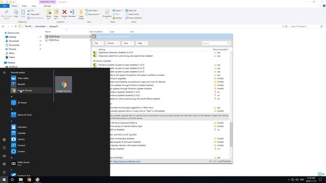Windows 10 spyware be gone - O&O Shutup 10 смотреть онлайн