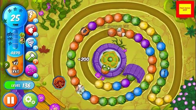 Zuma Deluxe - Woka Woka - Best of Kid Game – FlashGamesHTP - Android, iOS Full Level #17 смотреть онлайн