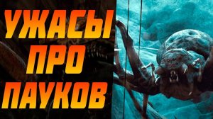 Топ 10 Фильмы ужасов про ПАУКОВ! Самые страшные ужасы. Большие пауки, арахниды, фильмы про пауков.