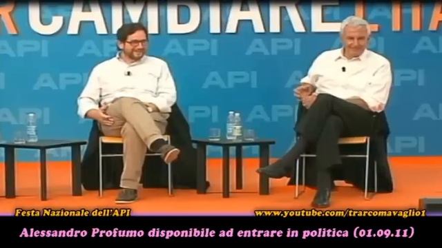 L'ex banchiere Profumo tentato dalla politica: "se serve mi metto in gioco" (1Set2011) смотреть онлайн
