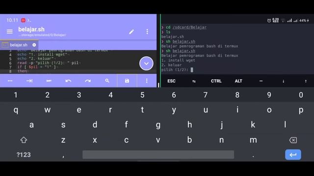 #NgodingTermux - Membuat tools termux dengan bahasa pemrograman Bash Shell смотреть онлайн