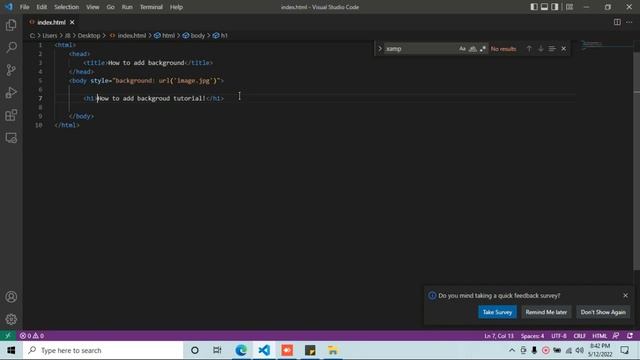 AE Tutorial #2: HTML Tutorial on How to add background image to your website смотреть онлайн