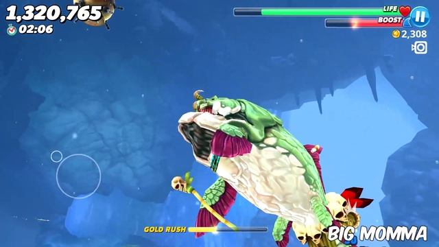 Hungry Shark World - All Level 30/30 !! Sharks With MAX Stats (Megalodon, Big Momma, Atomic Shark) смотреть онлайн