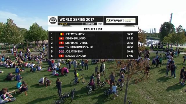 FISE Budapest 2017: FIRS Roller Freestyle Park World Cup Final - REPLAY смотреть онлайн