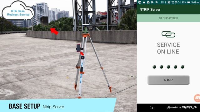 NTRIP Server for Android Phone смотреть онлайн