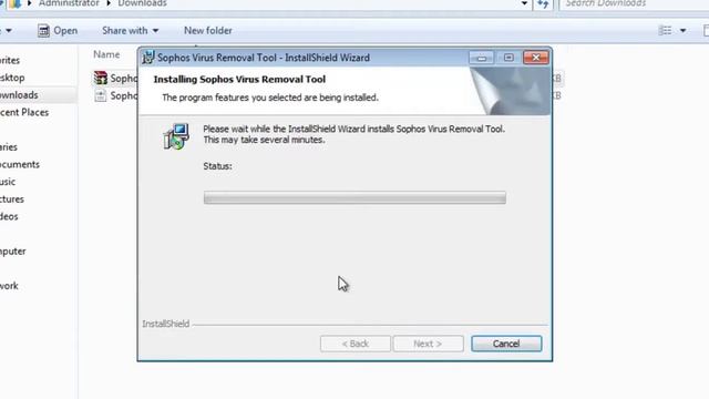 Installing the Sophos Virus Removal Tool смотреть онлайн