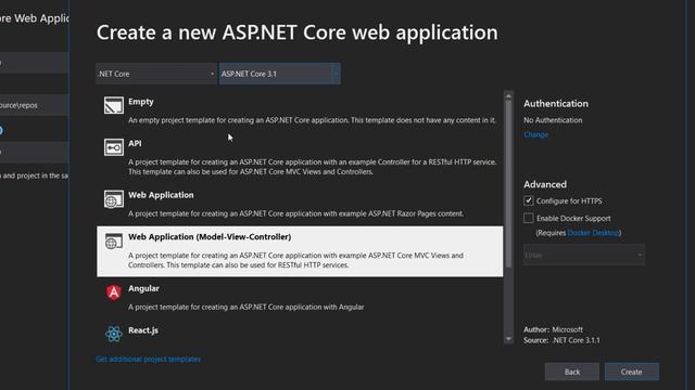 Como hacer mi primera aplicación web con ASP.NET Core 3.1 смотреть онлайн