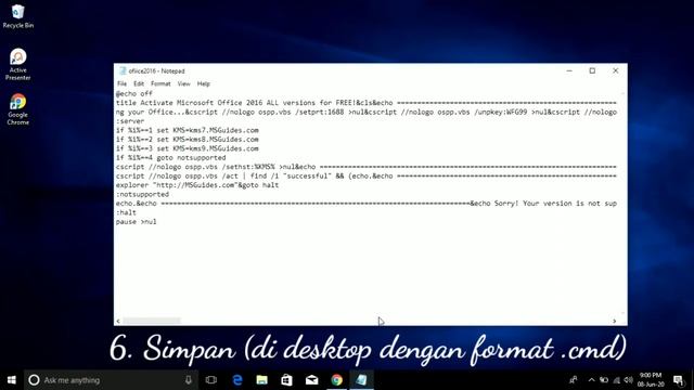 Aktivasi Ms Office 2016 dengan Notepad смотреть онлайн