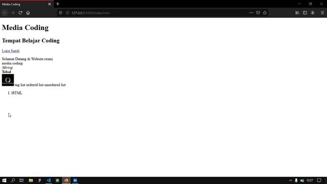 HTML Dasar : Mengenal Tag List pada HTML смотреть онлайн