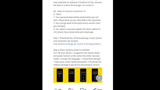 Realme ui 3.0 to Reame ui 2.0 Roll back | All Realme phones 3.0 to 2.0 live Roll back смотреть онлайн