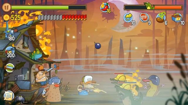Swamp Attack - Episode 10. Level 2 Gameplay Android walkthroug смотреть онлайн