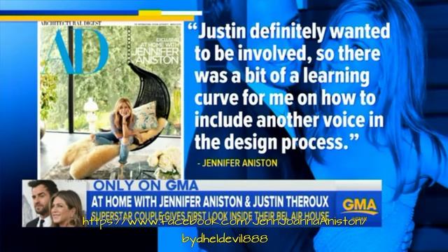 Sneak peek of Jennifer Aniston and Justin Theroux's California home on GMA смотреть онлайн