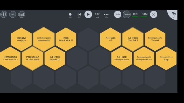 Aaamar Gaan🎶 buleinemi Tate || Instrumental song || FL Studio Pad🥁 || On Android mobile || смотреть онлайн