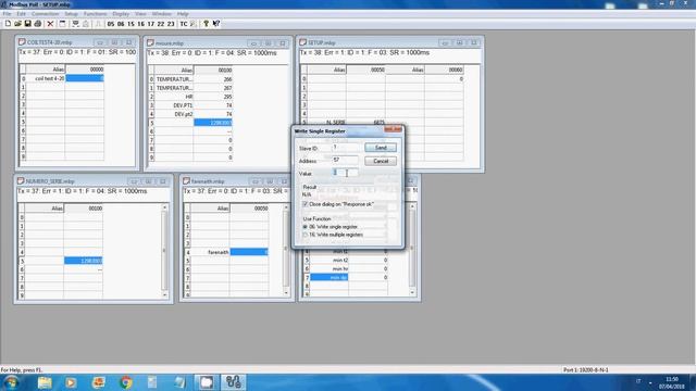 cambio id slave sonda rh con modbus pool смотреть онлайн