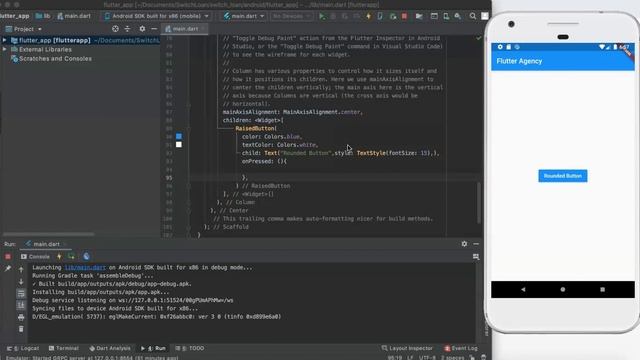 How To Create Button with Rounded Edges in Flutter смотреть онлайн