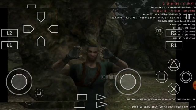 Jurassic: The Hunted Gameplay On AetherSX2 PS2 Emulator Android смотреть онлайн
