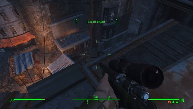 Fallout 4_Переулок Висельника (захват с верху) смотреть онлайн